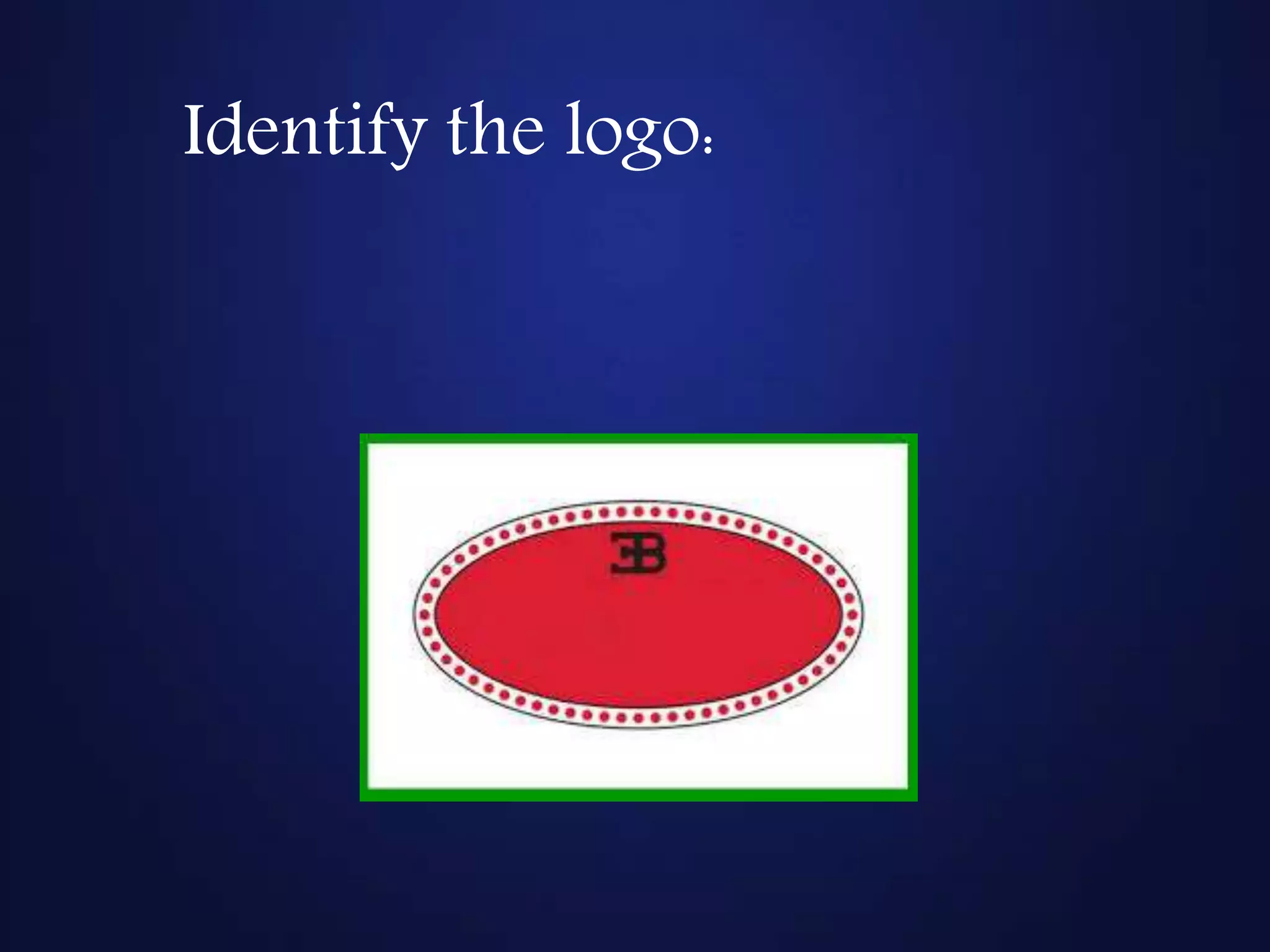 Identify the logo:
 