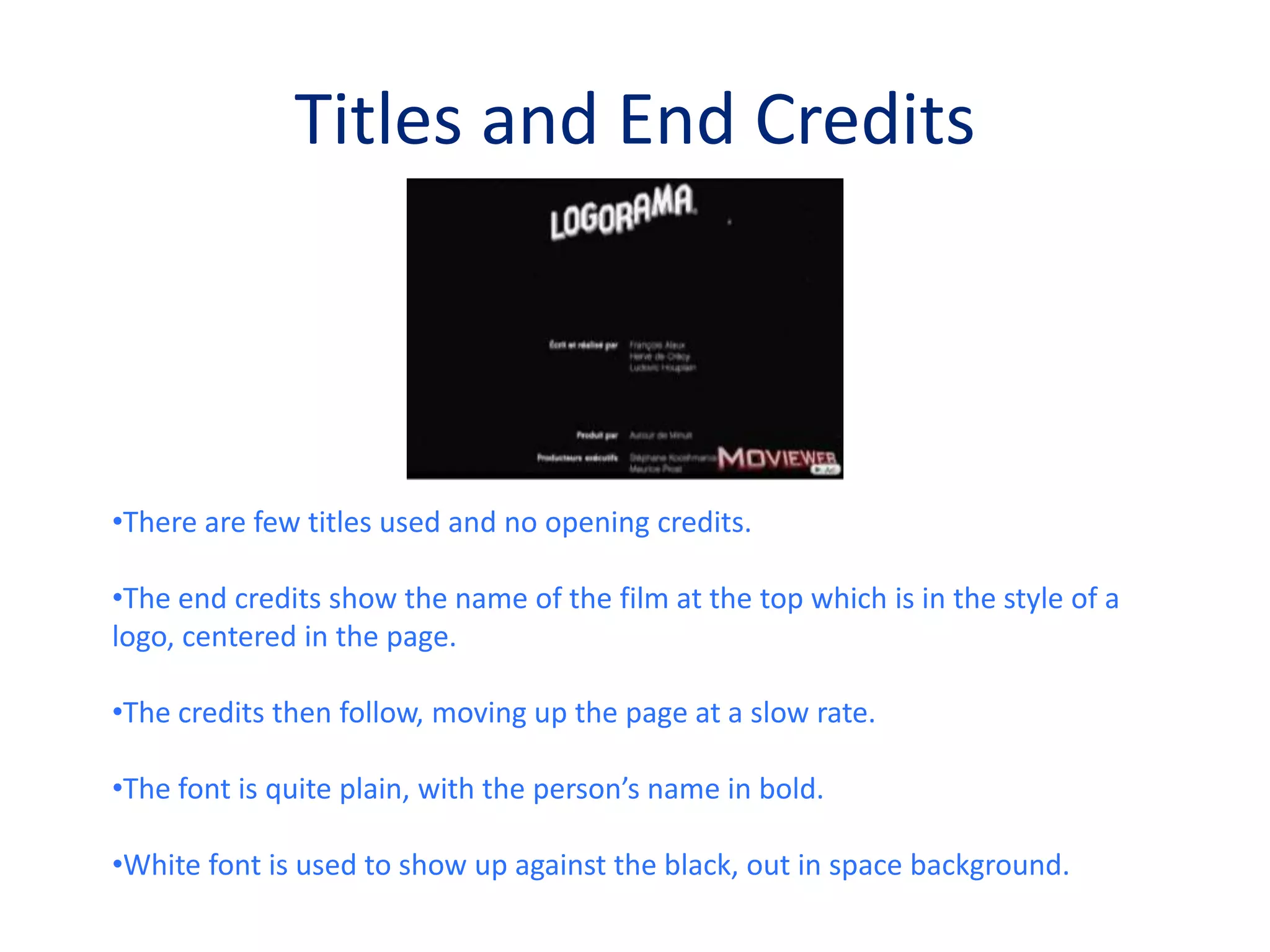 The oil tidal-wave shows how important oil is to us but also the problems it brings up.NarrativeThe narrative is being told and played out by a range of characters in first person with use of dialogue, without a narrator. Time appears to be moving fast due to the high paced action involved though most of the story. I think Levi-Strauss’ narrative theory is used, because dramatic tension is created due to the conflict between Ronald McDonald and the Michelin police men.