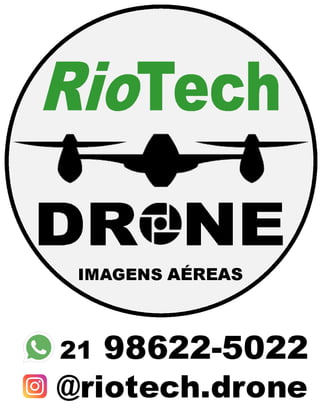 Marca visual RioTech Drone Filmagem e Inspeção Aérea Rio de Janeiro vistoria rj rio de janeiro rpas