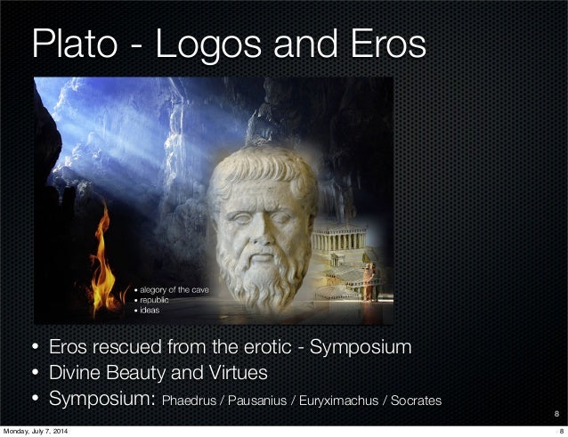 the accounts of eros in the symposium by plato The present essay aims to challenge the view that platonic eros is egoistic precisely by challenging this assumption through a discussion of a couple of key passages in the symposium, we intend to show that plato's conception manages to 'outwit', as it were, rousselot's distinction between natural and ecstatic love, so that we might best think of his as a 'naturally ecstatic' understanding. the accounts of eros in the symposium by plato The present essay aims to challenge the view that platonic eros is egoistic precisely by challenging this assumption through a discussion of a couple of key passages in the symposium, we intend to show that plato's conception manages to 'outwit', as it were, rousselot's distinction between natural and ecstatic love, so that we might best think of his as a 'naturally ecstatic' understanding.