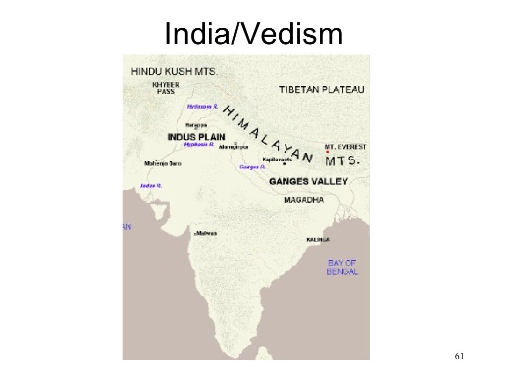 India/Vedism • Map of Indus