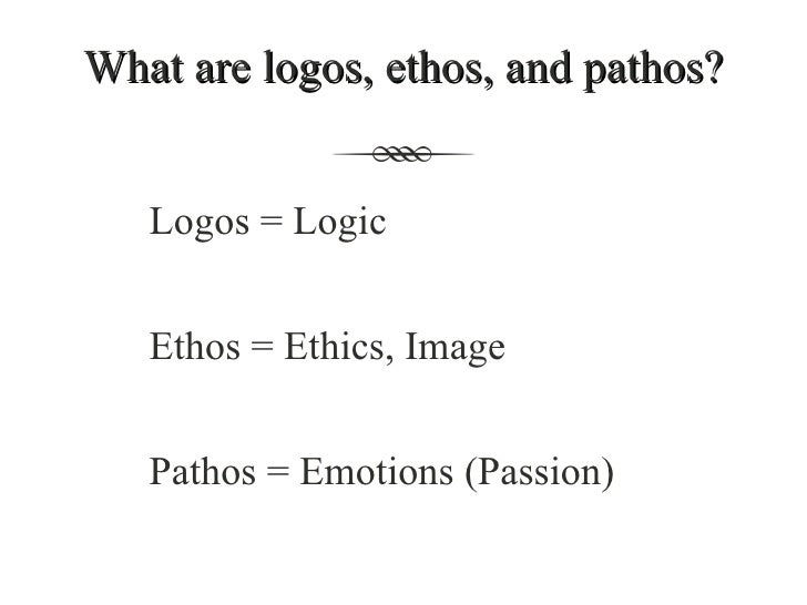Ejemplos De Ethos Pathos Y Logo