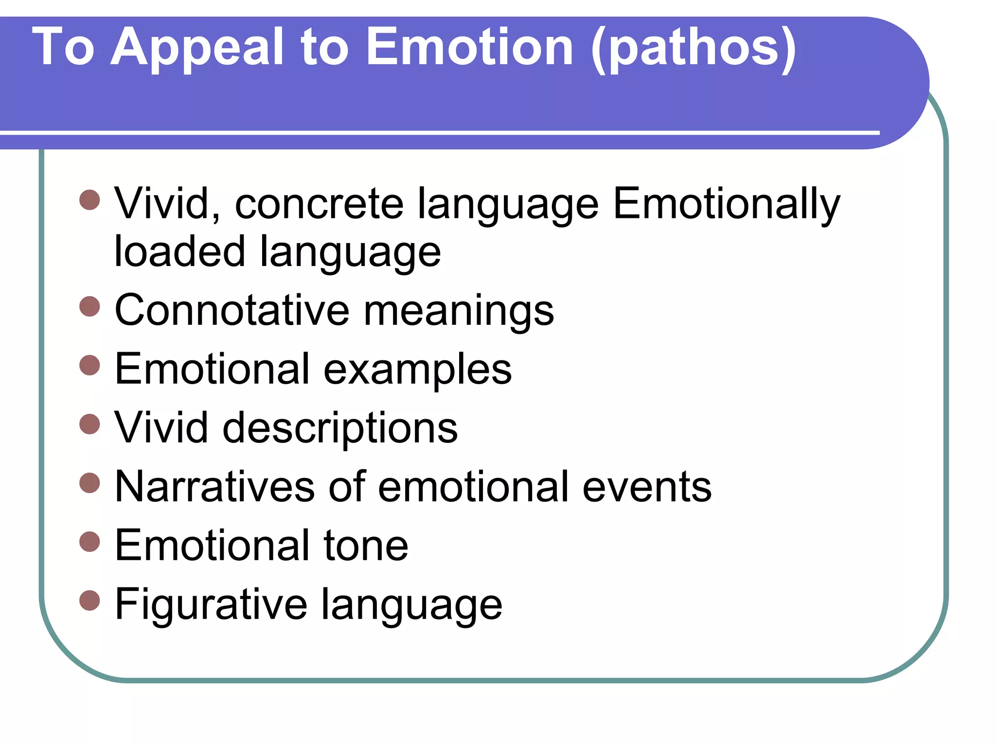 Logos, pathos, ethos | PPT