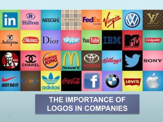 THE IMPORTANCE OF
LOGOS IN COMPANIES
 