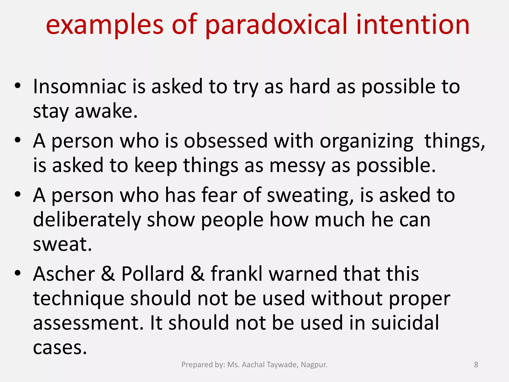 Logo therapy technique PDF