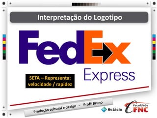 Interpretação do Logotipo
SETA – Representa:
velocidade / rapidez
 