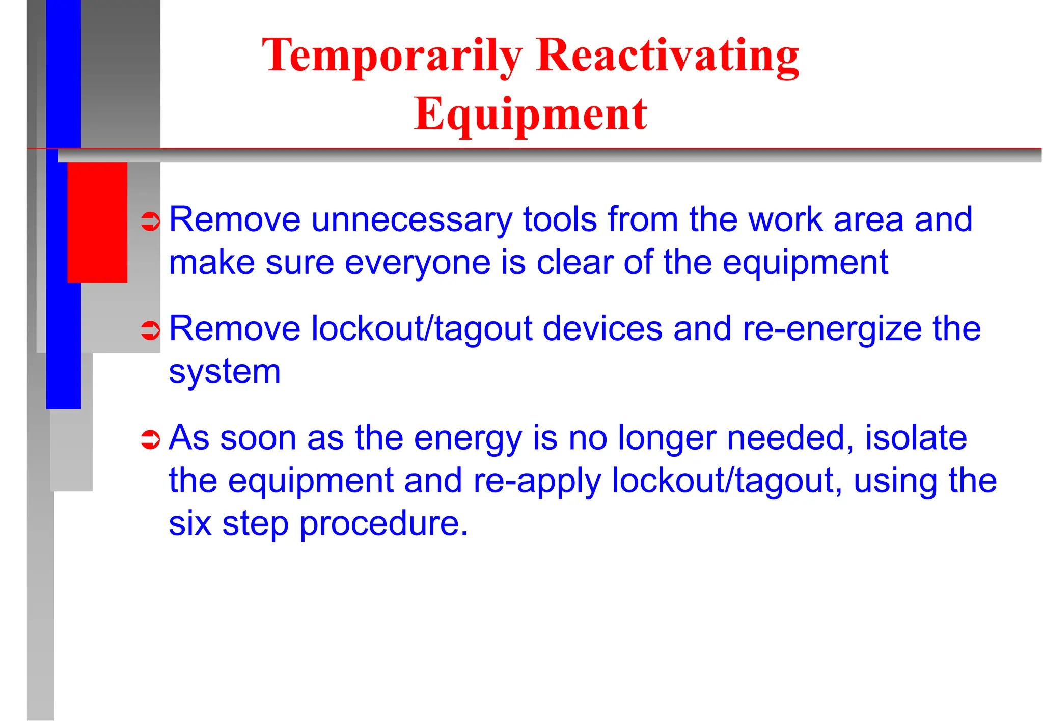 The complete procedure of Logout & tagout | PPT