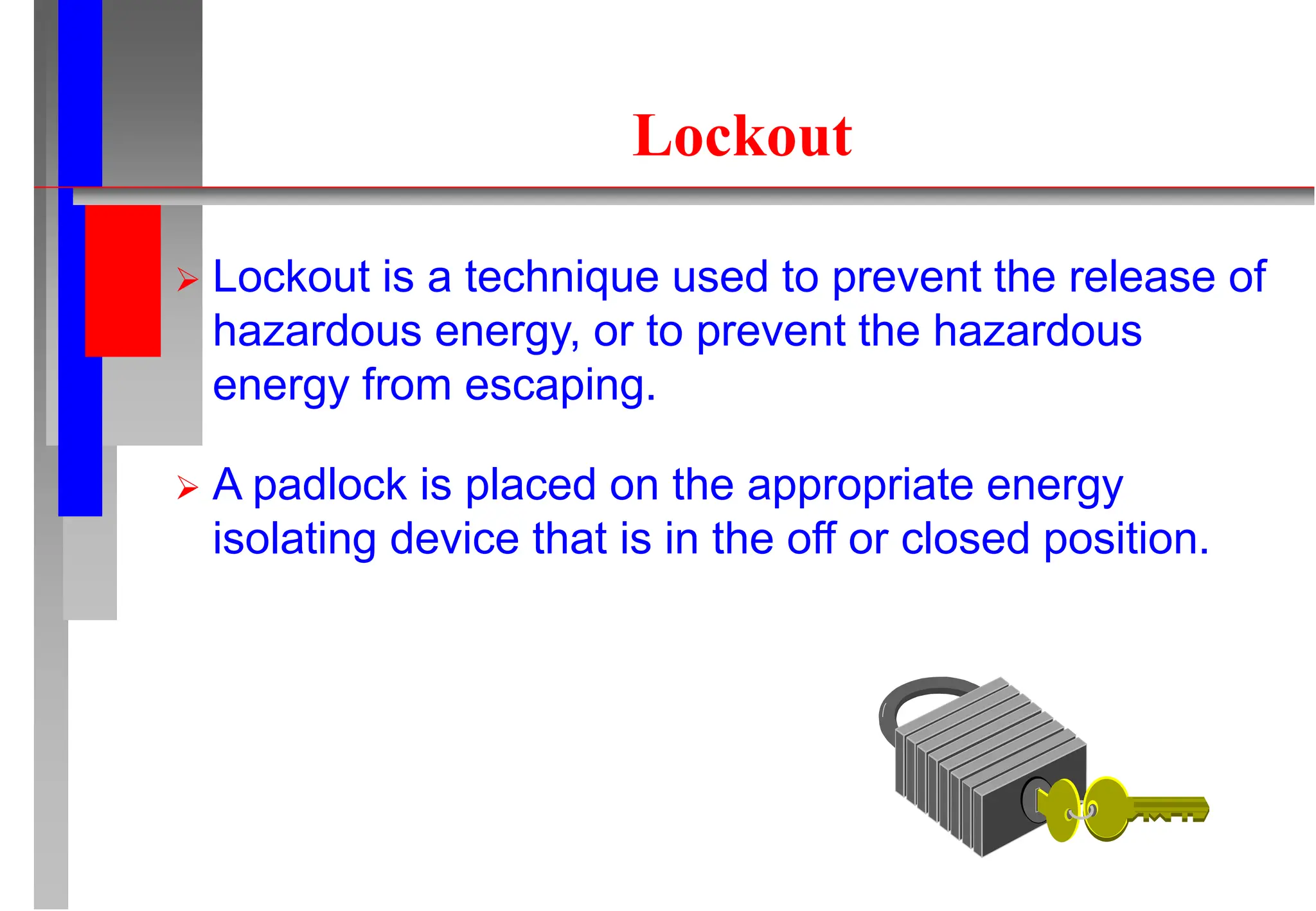 The complete procedure of Logout & tagout | PPT