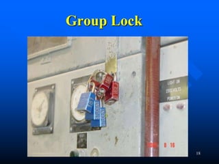 Multi Level Lockout Example Logout tagout presentation explained.ppt