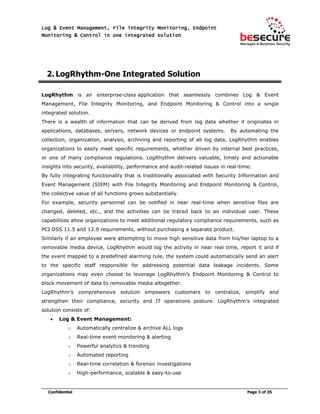 Logrhythm Structure Logrhythm | PDF
