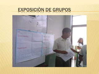 EXPOSICIÒN DE GRUPOS 
 