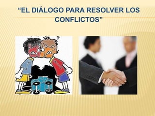 “EL DIÁLOGO PARA RESOLVER LOS 
CONFLICTOS” 
 