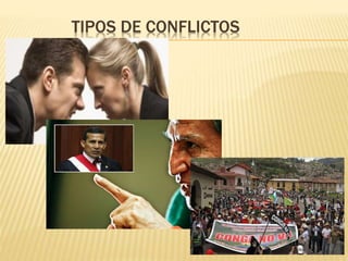 TIPOS DE CONFLICTOS 
 
