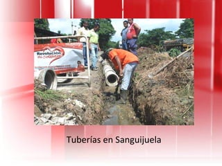 Tuberías en Sanguijuela 