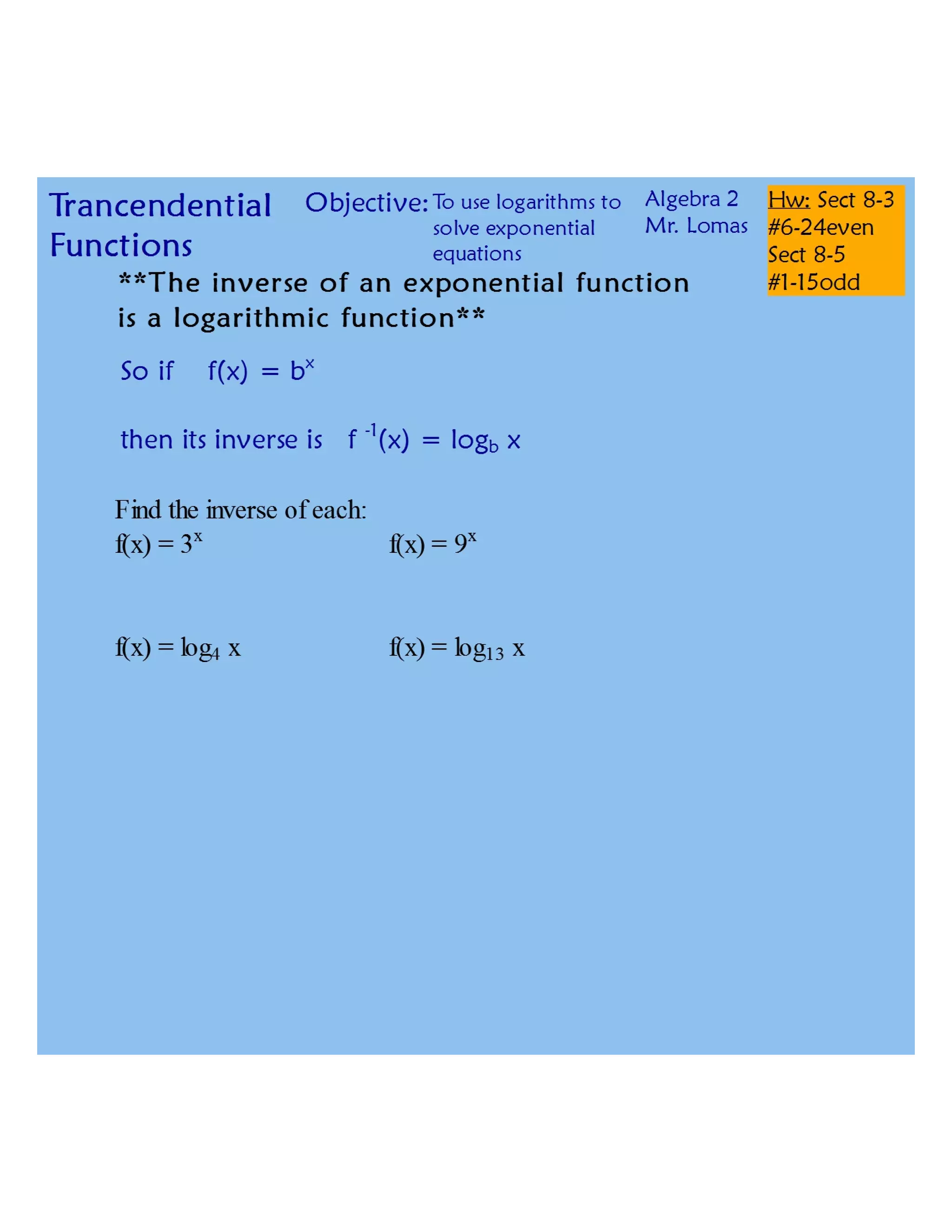 Logs and Solving Exponential Equations.pdf
