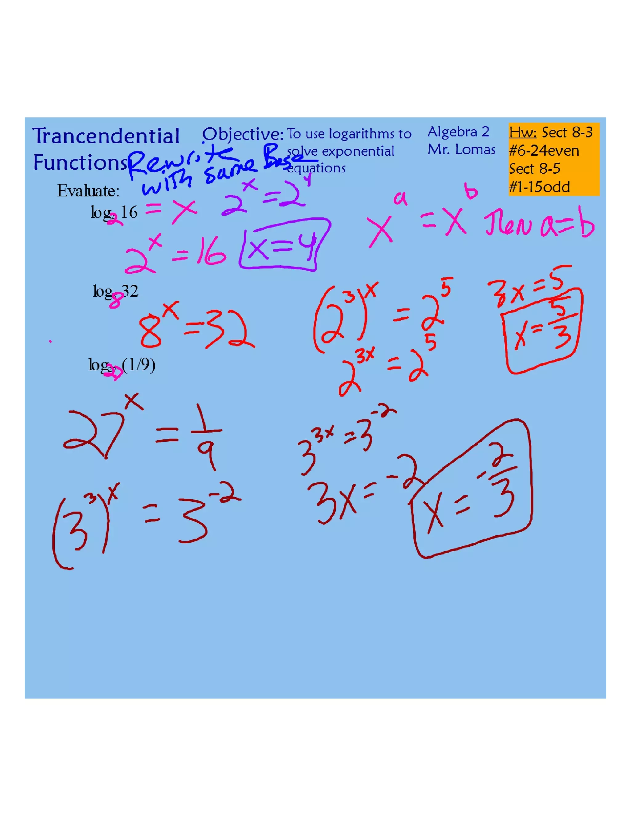 Logs and Solving Exponential Equations.pdf