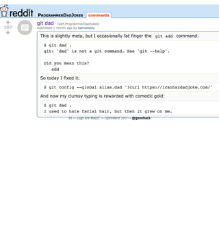 66 — Logs Are MAGIC — OpenWest 2017 — @genehack
 