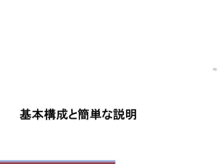 基本構成と簡単な説明	
60	
 