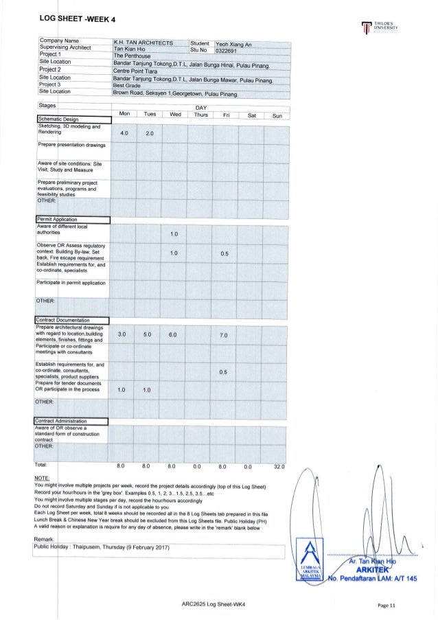 intern log sheet construction site sign in sheet