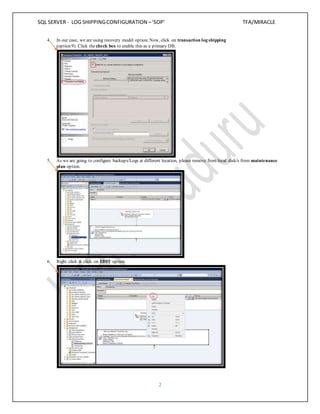 Log shipping pdf | DOCX