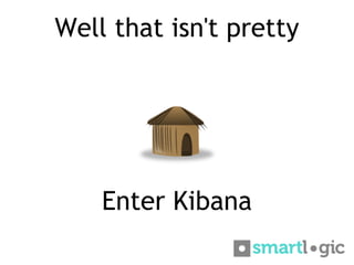 Kibana is a friendly
interface for your logs
 