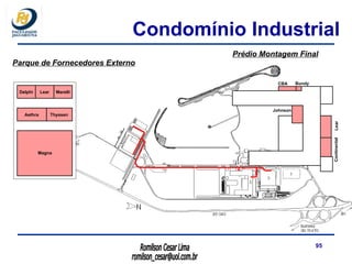 Parque de Fornecedores Externo Prédio Montagem Final Condomínio Industrial Delphi Lear Marelli Aethra Thyssen Magna CBA Bundy Johnson Lear Continental 