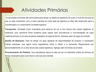 Atividades Primárias
 