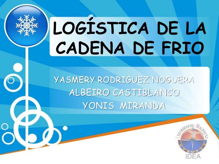 Logistica De La Cadena De Frio
