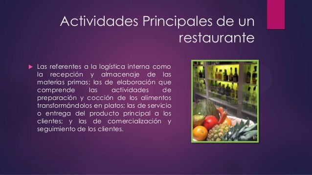 Logística de restaurante