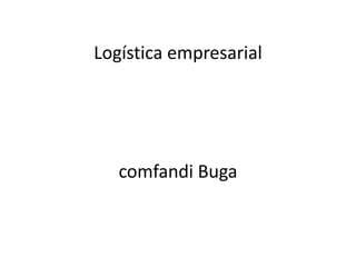 Logística empresarial




   comfandi Buga
 