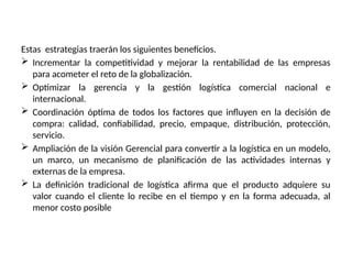 Logística y cadenas de suministro: proceso desde el proveedor al ...