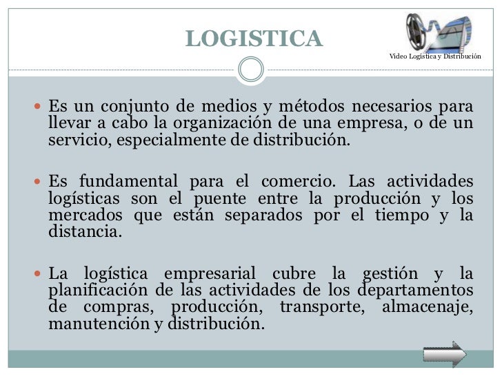 Logistica y Distribucion