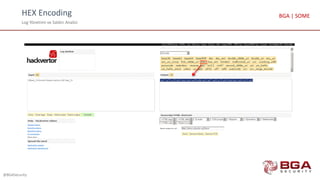 HEX Encoding
Log Yönetimi ve Saldırı Analizi
@BGASecurity
BGA | SOME
 