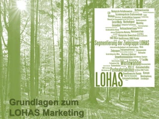 Grundlagen zum
LOHAS Marketing
 