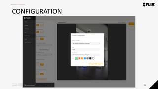 Proprietary - Company Confidential ©2019 FLIR Systems Inc. Information and equipment described herein
may require US Government authorization for export purposes. Diversion contrary to US law is prohibited.
CONFIGURATION
14
 