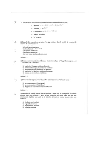 Loic sarton questions+examen+comportement+du+conso