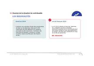 Loi de finances 2019  - Royaume du Maroc (by FINANCE MED) - Format PDF