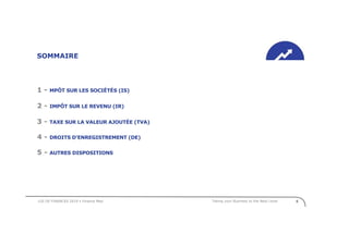 Loi de finances 2019  - Royaume du Maroc (by FINANCE MED) - Format PDF
