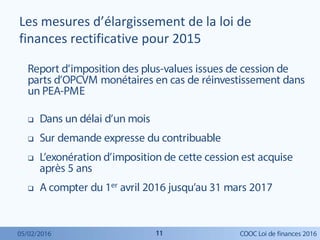 1111
Report d’imposition des plus-values issues de cession de
parts d’OPCVM monétaires en cas de réinvestissement dans
un ...