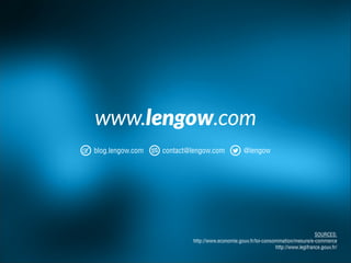 www.lengow.com
contact@lengow.comblog.lengow.com @lengow
SOURCES:
http://www.economie.gouv.fr/loi-consommation/mesure/e-co...