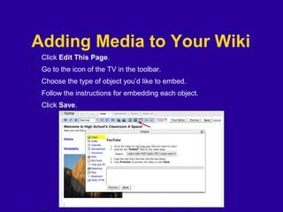Wikispaces-help