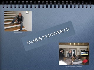 A R IO
                                 N
Na libraría Couceiro.




                             TIO
                        CUES



                                      Lois Diéguez expoñendo a súa biografía.
 