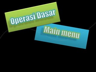 pengoprasian excel