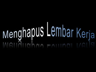 pengoprasian excel