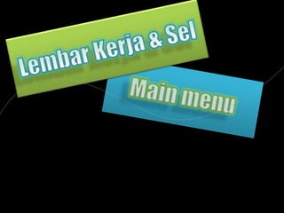 pengoprasian excel