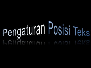 pengoprasian excel