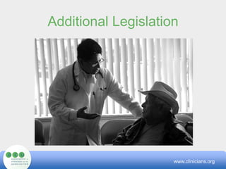 Culturally and Linguistically Appropriate Services (CLAS) Standards Directed at Health Care organizationsGuidelines Culturally Competent CareLanguage AccessOrganizational Supports