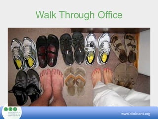 BarriersLOCATIONDIRECTIONSFRONT DESKLITERACY LEVELFORMSINTERPRE-TATIONwww.clinicians.org