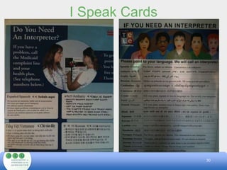 Example: LEPPurpose: MobileMed serves a diverse population of patients who speak a language other than English.  MobileMed is committed to providing culturally-sensitive and language-appropriate care for each patient.  High-quality interpretation services enhance the quality of clinical care provided by MobileMed.  There are several ways in which interpretation services are provided at MobileMed.Guidelines and Procedures….Source: Mobile Medical Care, Inc. Bethesda MDwww.clinicians.org