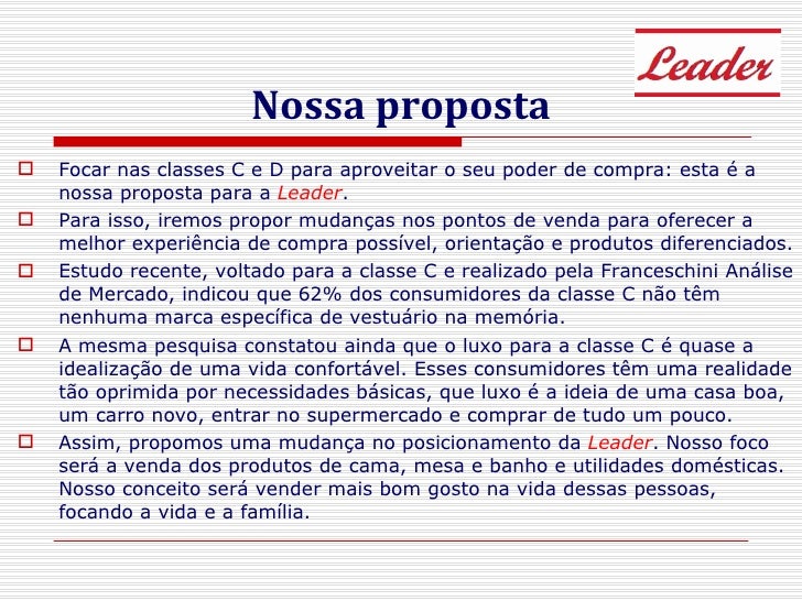 Lojas Leader